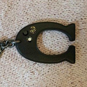 Coach C Keychain/bag charm